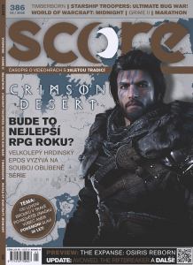 obálka časopisu Score 386/2026