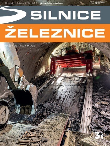 obálka časopisu Silnice a železnice 3/2024