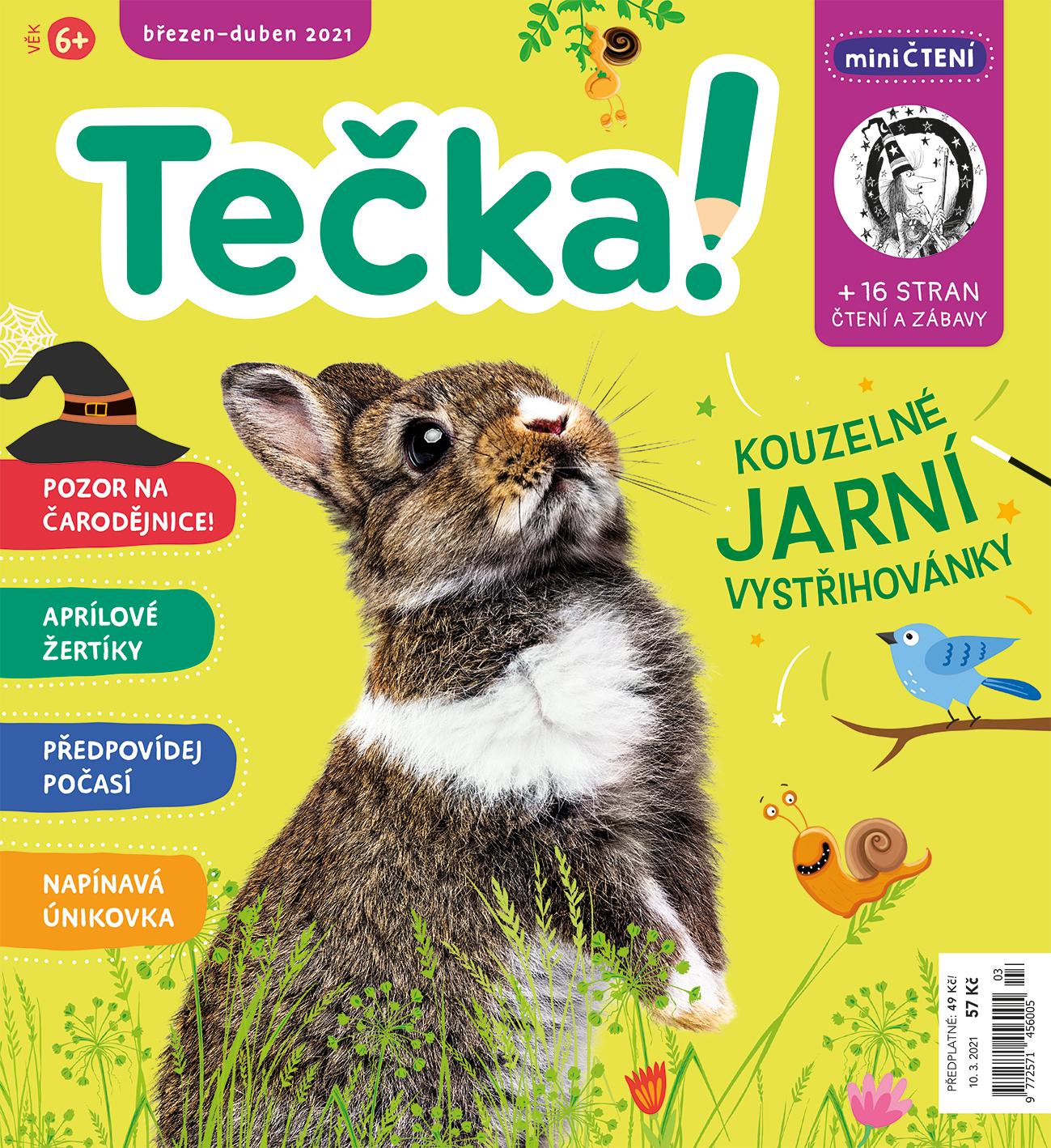 obálka časopisu Tečka! 3-4/2021