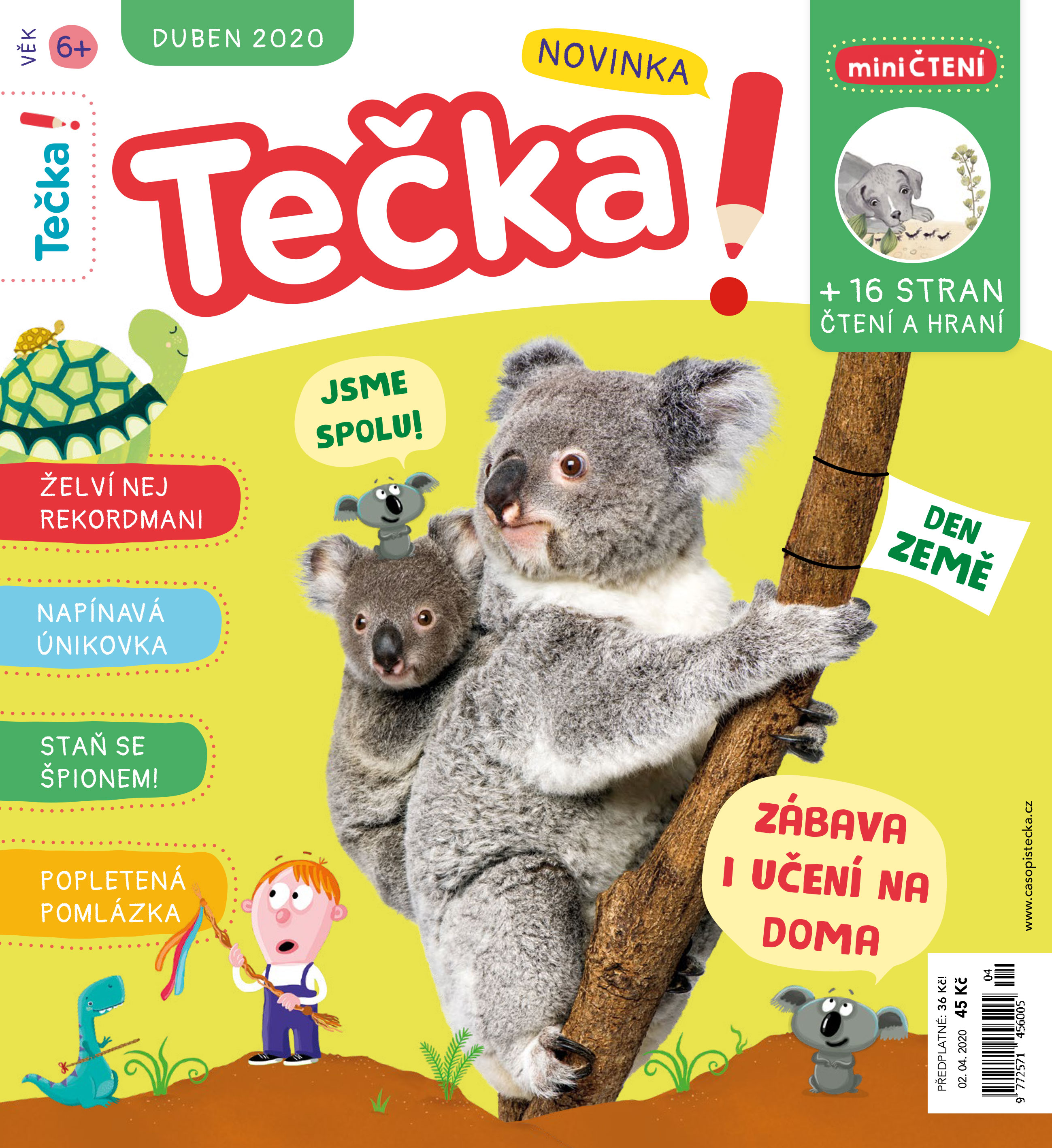 obálka časopisu Tečka! 4/2020