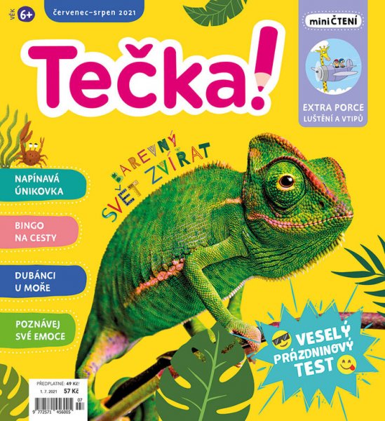 obálka časopisu Tečka! 7-8/2021