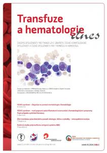 obálka časopisu Transfuze a hematologie dnes  2/2024
