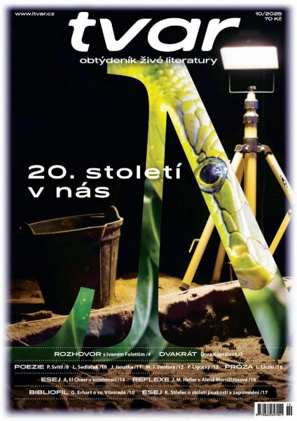 obálka časopisu Tvar 10/2025