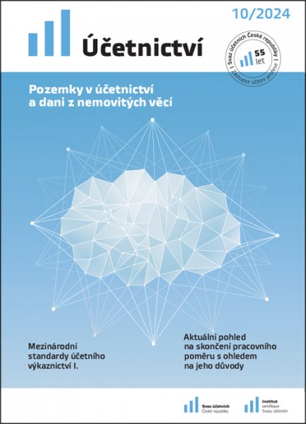 obálka časopisu Účetnictví 10/2024