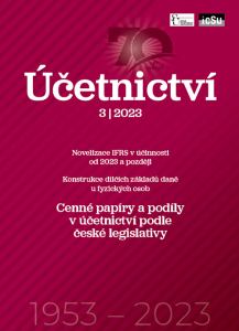 obálka časopisu Účetnictví 3/2023