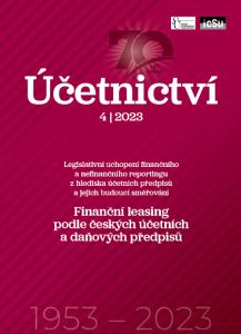 obálka časopisu Účetnictví 4/2023