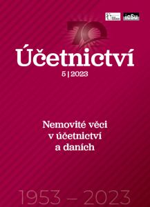 obálka časopisu Účetnictví 5/2023