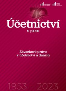 obálka časopisu Účetnictví 9/2023