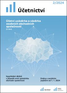 obálka časopisu Účetnictví 2/2024