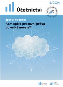obálka časopisu Účetnictví 3/2024