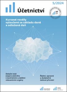 obálka časopisu Účetnictví 5/2024