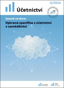 obálka časopisu Účetnictví 6/2024