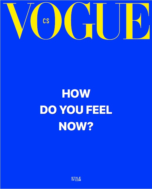 obálka časopisu VOGUE limitovaná edice (40) 5A/2022