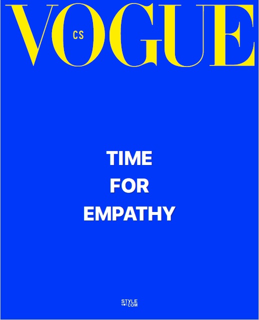 obálka časopisu VOGUE limitovaná edice (40) 5B/2022