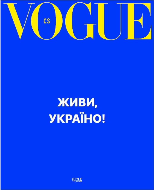 obálka časopisu VOGUE limitovaná edice (40) 5C/2022