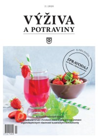 obálka časopisu Výživa, potraviny a zdraví 2/2020