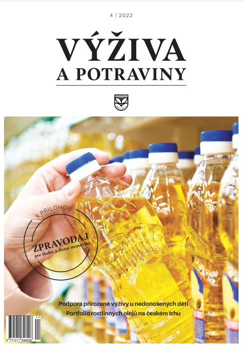 obálka časopisu Výživa, potraviny a zdraví 4/2022