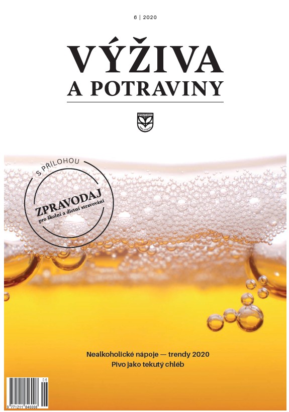 obálka časopisu Výživa, potraviny a zdraví 6/2020