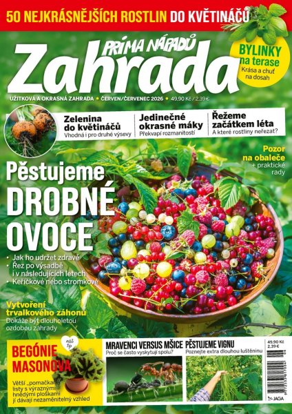 obálka časopisu Zahrada prima nápadů 6-7/2026