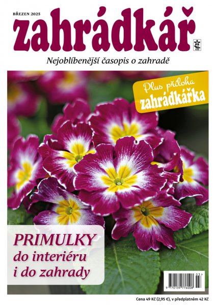 obálka časopisu Zahrádkář 3/2025