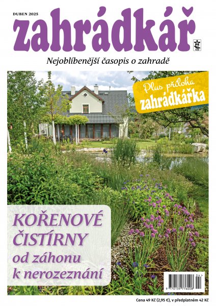 obálka časopisu Zahrádkář 4/2025