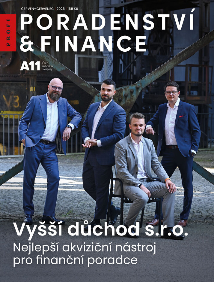 titulní strana časopisu PROFI Poradenství & Finance a jeho předplatné
