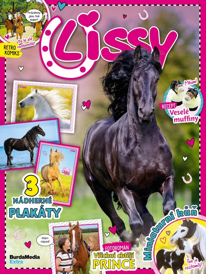 titulní strana časopisu Lissy a jeho předplatné