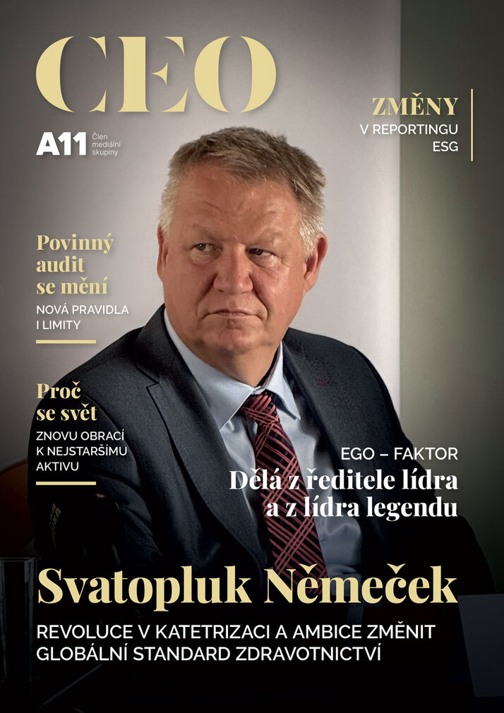 titulní strana časopisu CEO a jeho předplatné