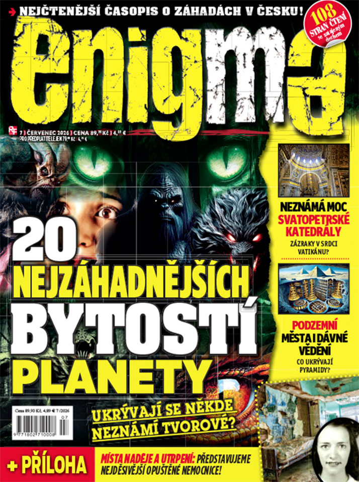 titulní strana časopisu ENIGMA EKO a jeho předplatné