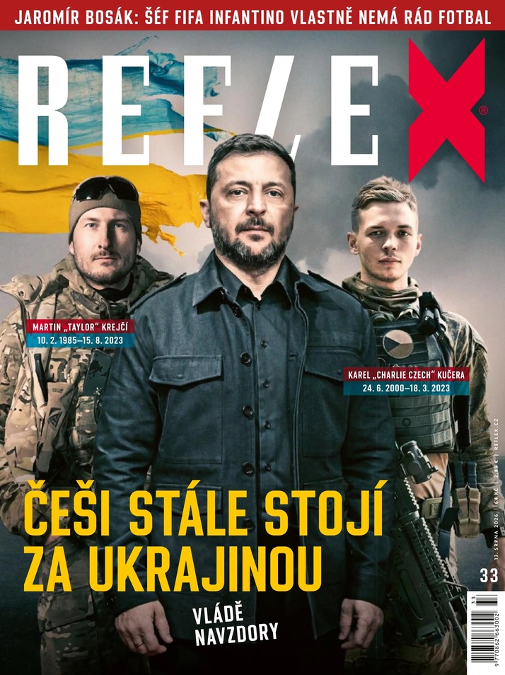 titulní strana časopisu REFLEX a jeho předplatné