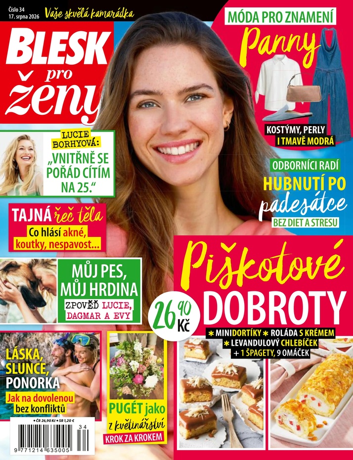 titulní strana časopisu BLESK pro ženy a jeho předplatné