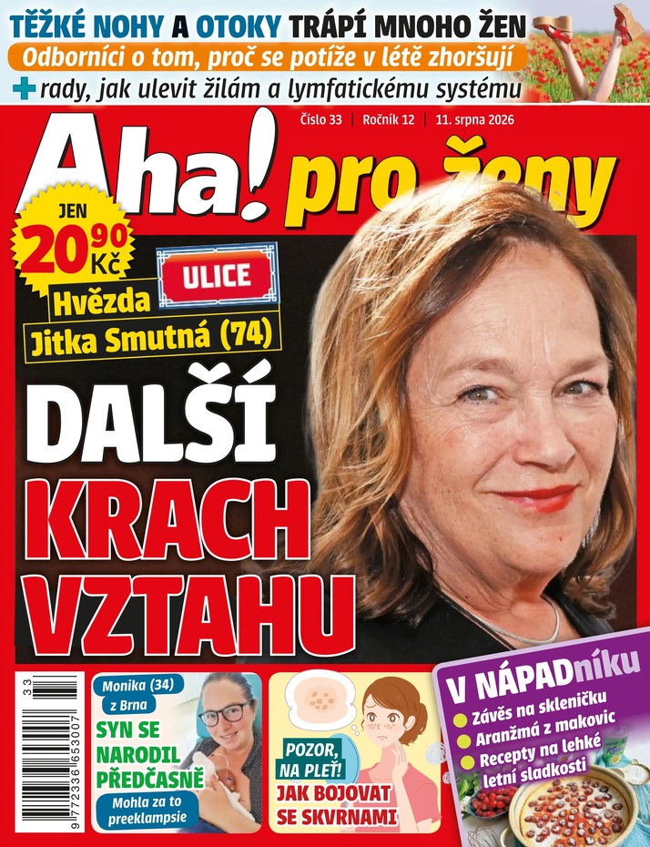 titulní strana časopisu Aha! pro ženy a jeho předplatné