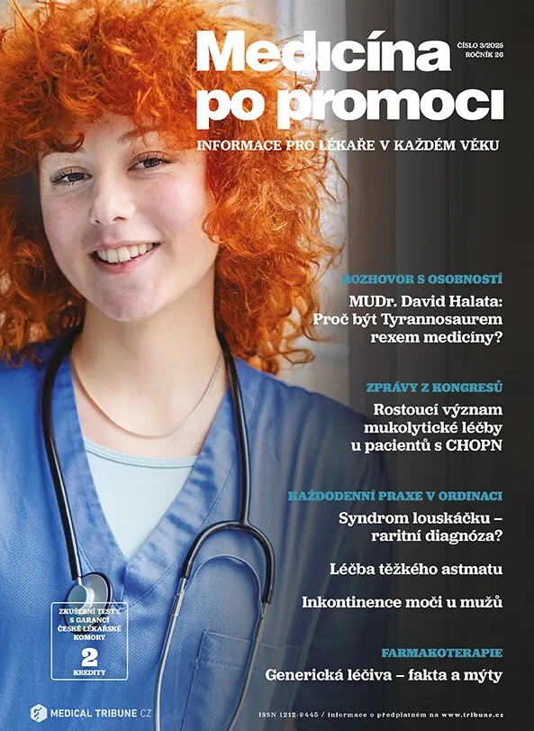 titulní strana časopisu Medicína po promoci a jeho předplatné