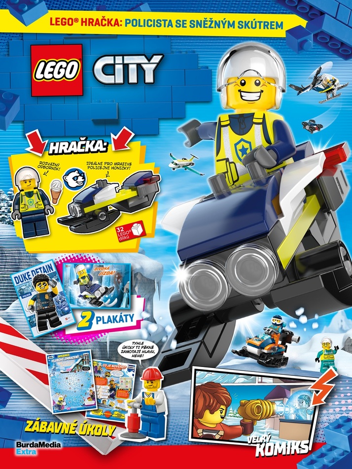 titulní strana časopisu LEGO&reg; City a jeho předplatné