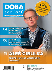 titulní strana časopisu Doba seniorů a jeho předplatné