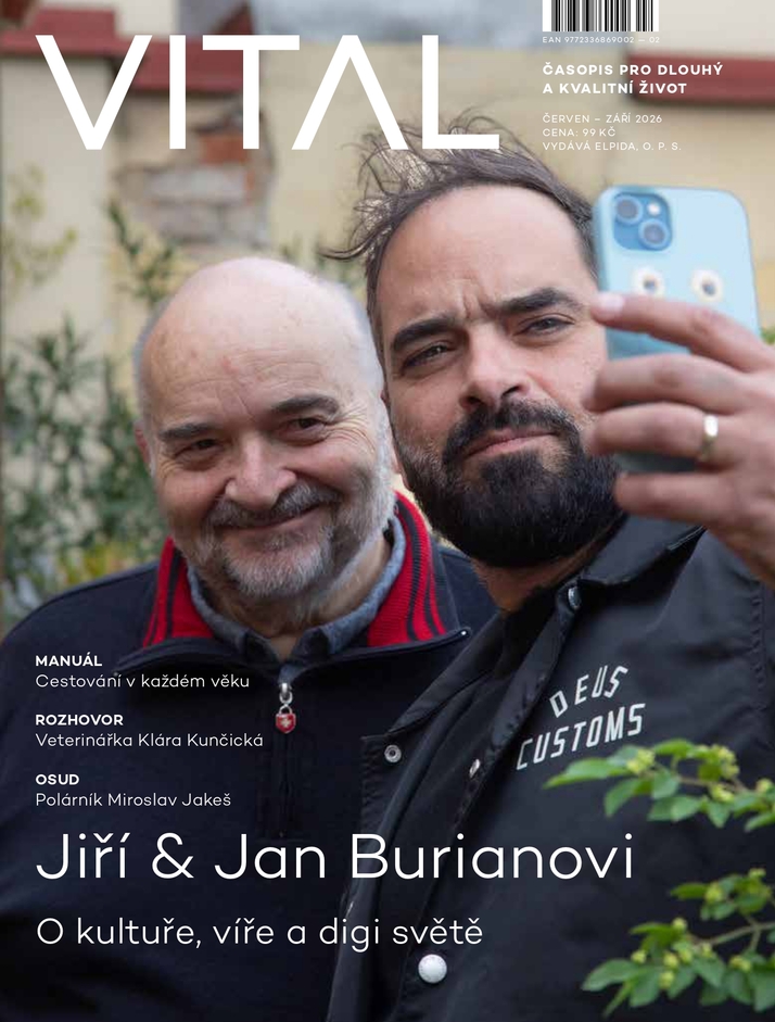 titulní strana časopisu Vital a jeho předplatné