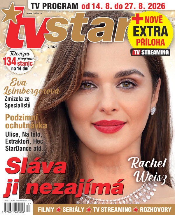 titulní strana časopisu TV star a jeho předplatné