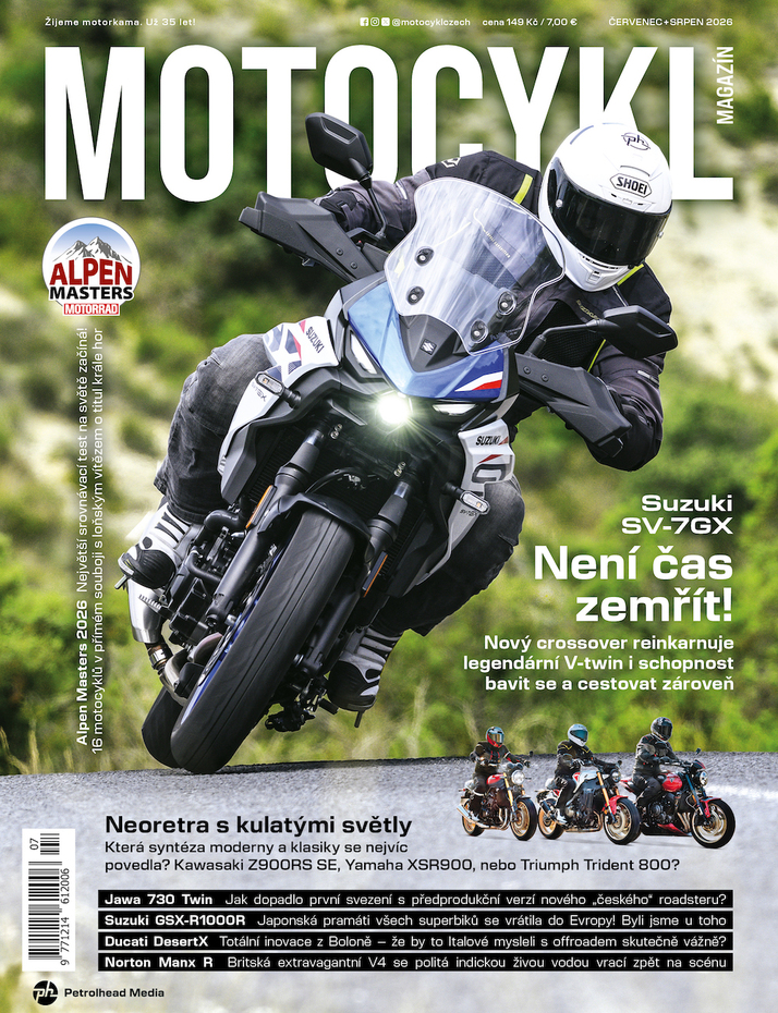 titulní strana časopisu Motocykl a jeho předplatné