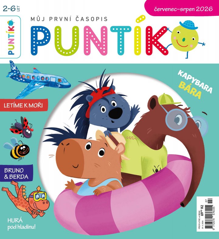 titulní strana časopisu PUNTÍK a jeho předplatné