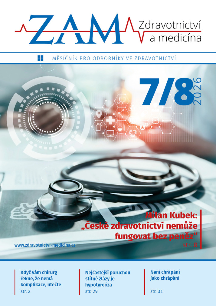 titulní strana časopisu Zdravotnictví a Medicína - nelékař a jeho předplatné