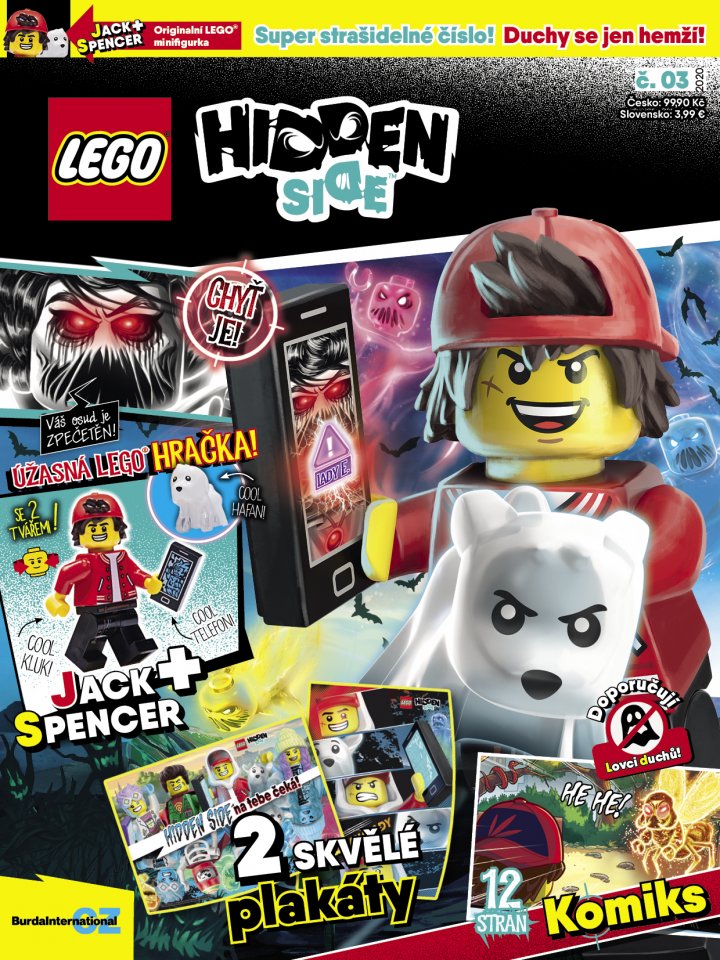 titulní strana časopisu LEGO&reg; HIDDEN SIDE &trade; a jeho předplatné