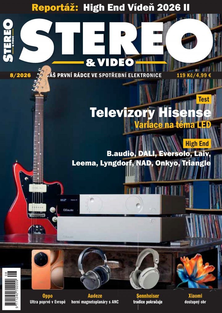 titulní strana časopisu Stereo & Video a jeho předplatné