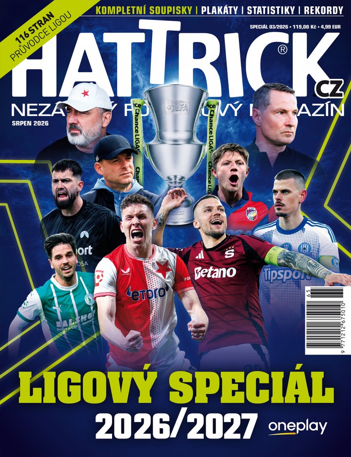 titulní strana časopisu Hattrick  a jeho předplatné