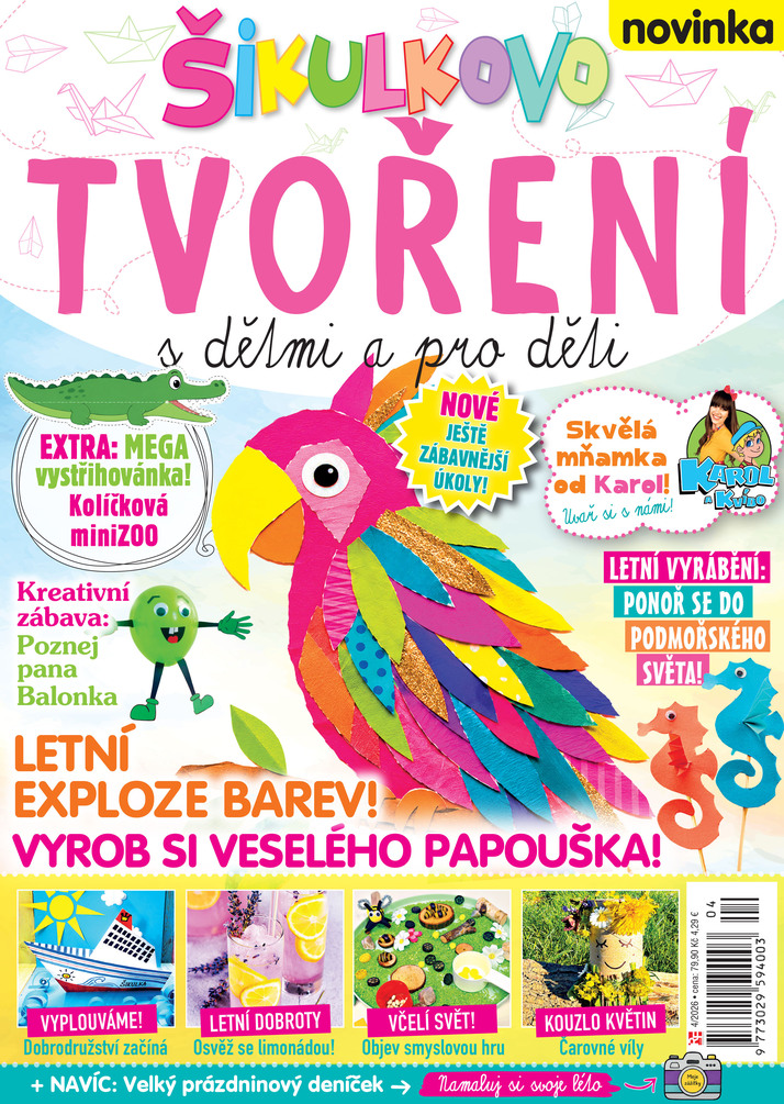 titulní strana časopisu Šikulkovo tvoření a jeho předplatné
