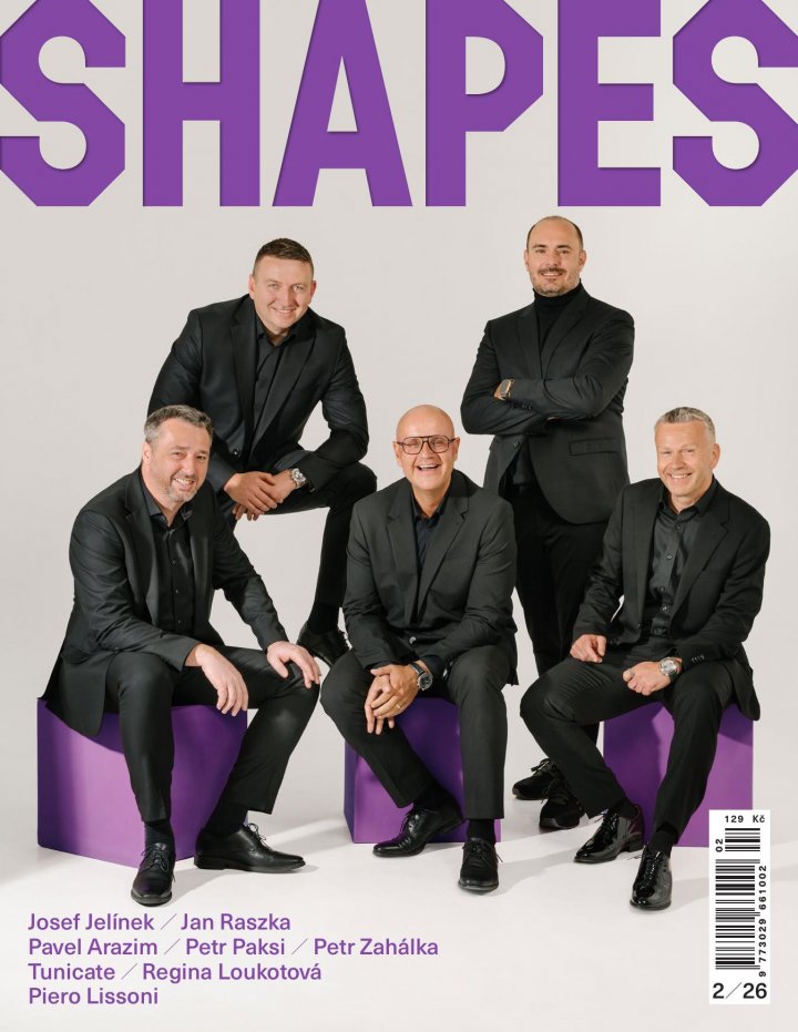 titulní strana časopisu Shapes a jeho předplatné