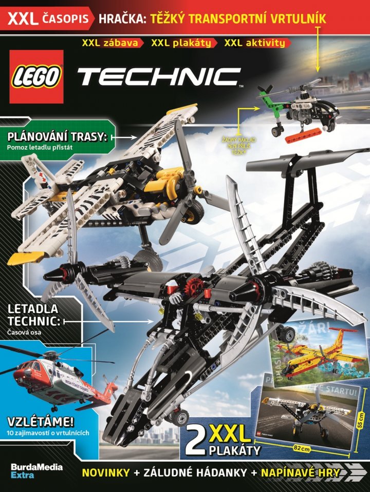 titulní strana časopisu LEGO&reg; Technic&trade;  a jeho předplatné