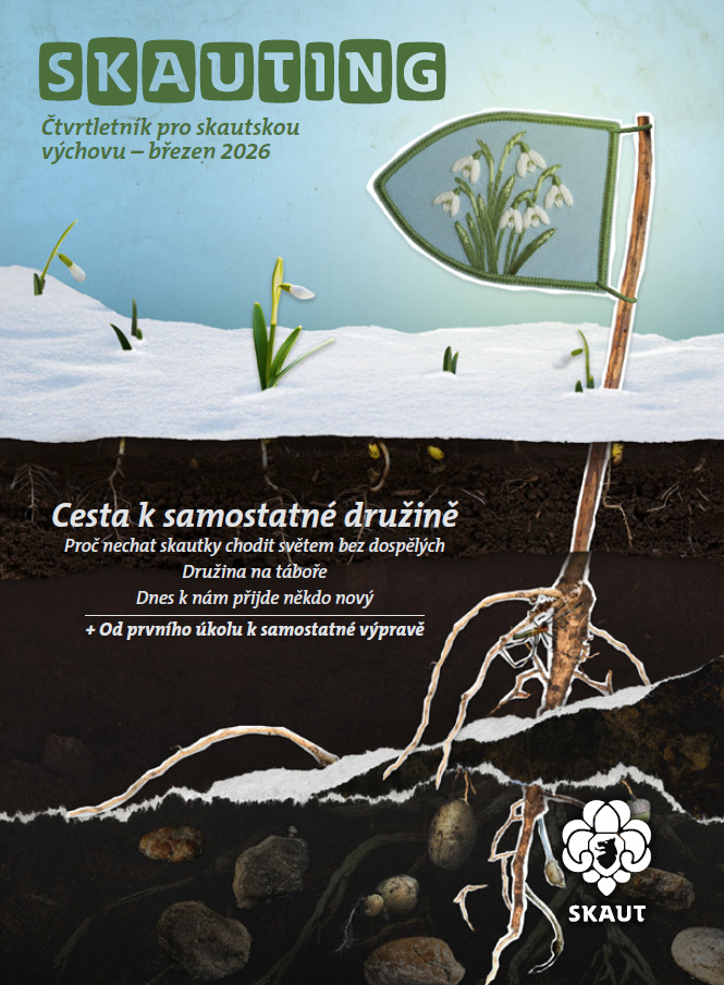 titulní strana časopisu Skauting a jeho předplatné