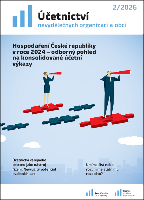 titulní strana časopisu Účetnictví nevýdělečných organizací a obcí a jeho předplatné