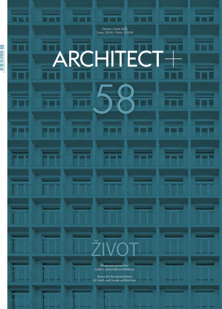titulní strana časopisu ARCHITECT+ a jeho předplatné