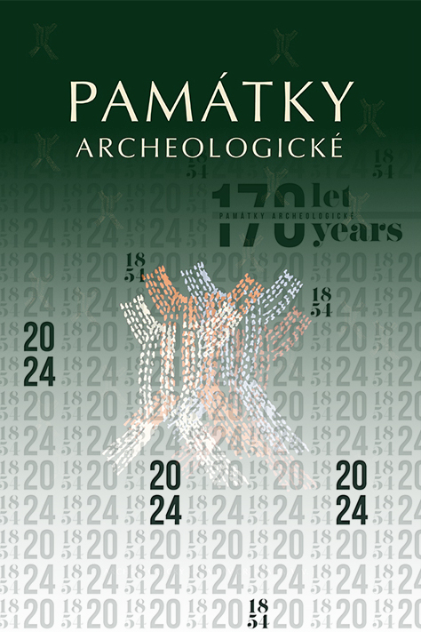 titulní strana časopisu Památky archeologické a jeho předplatné